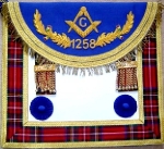 Velvet or Tartan on Apron